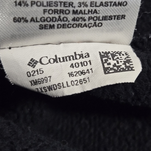 Columbia Sportswear Men's Heather Black Quarter Zip Fleece Sweater Size Large - Picture 11 of 11